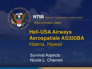 Heli-USA Airways Aerospatiale AS350BA Haena, Hawaii