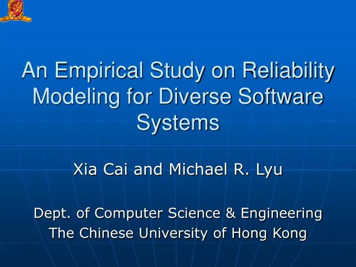 an empirical study on reliability modeling for diverse software systems