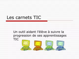 les carnets tic