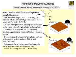 Functional Polymer Surfaces
