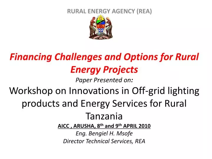 rural energy agency rea