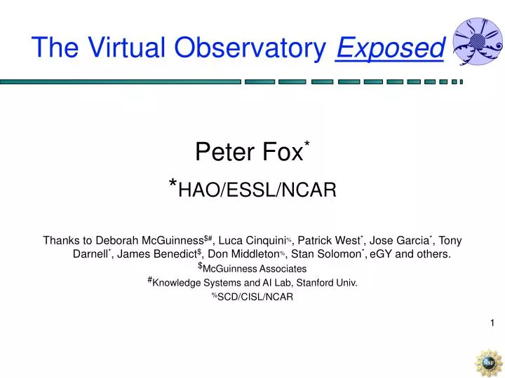 the virtual observatory exposed