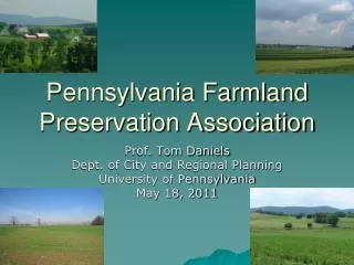 Pennsylvania Farmland Preservation Association