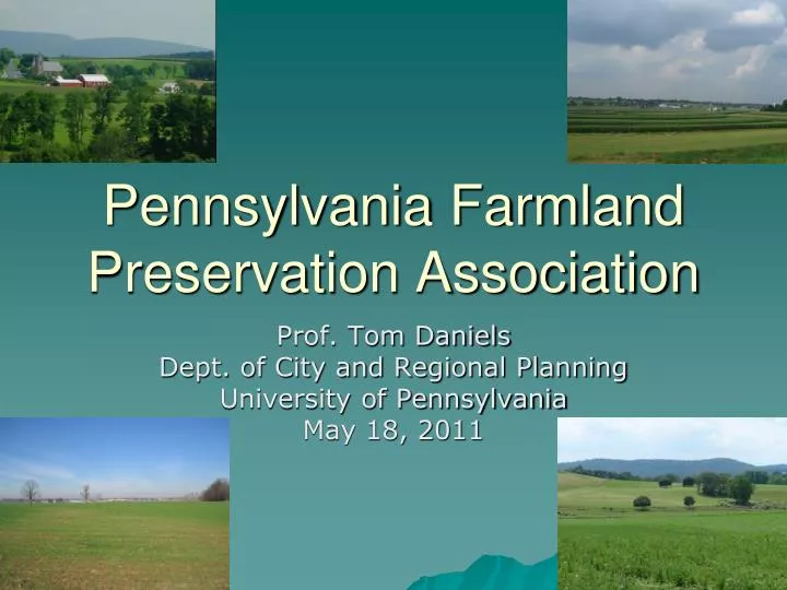 pennsylvania farmland preservation association