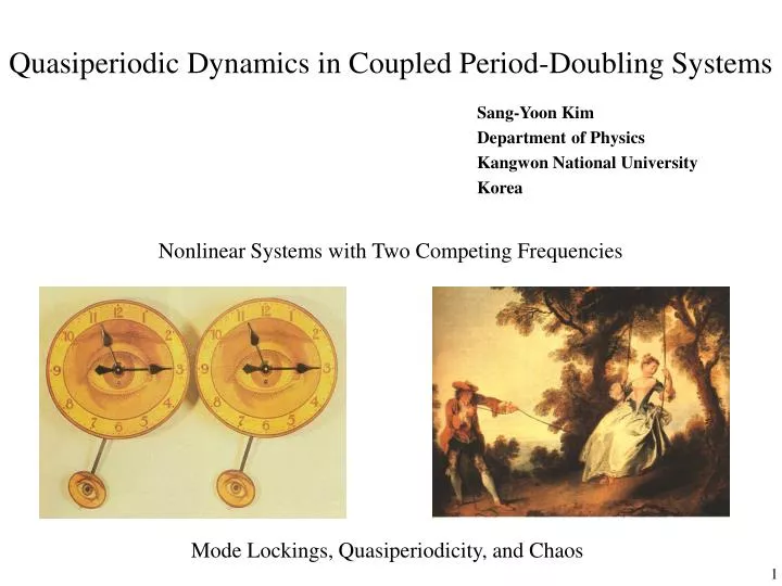 quasiperiodic dynamics in coupled period doubling systems