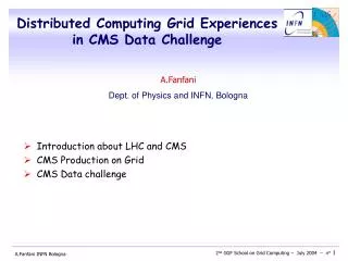 Distributed Computing Grid Experiences in CMS Data Challenge