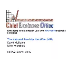 Enhancing Veteran Health Care with innovative business solutions