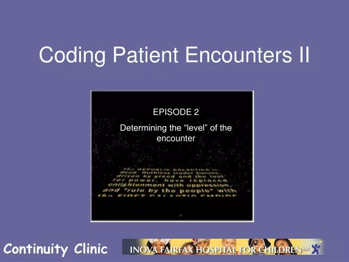 coding patient encounters ii