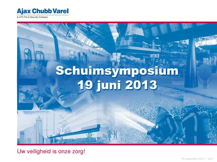 schuimsymposium 19 juni 2013