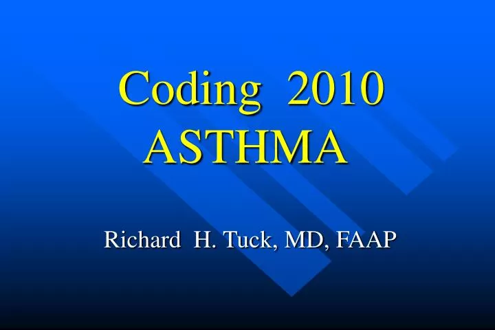 coding 2010 asthma
