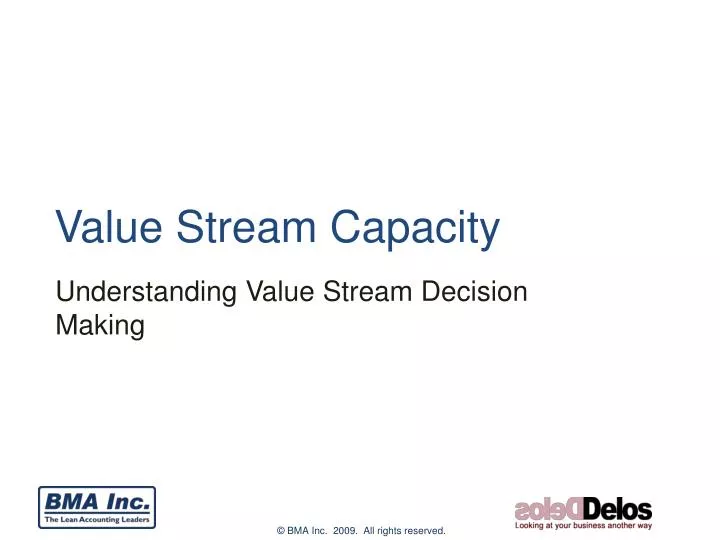 value stream capacity