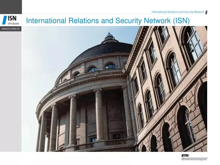 international relations and security network isn