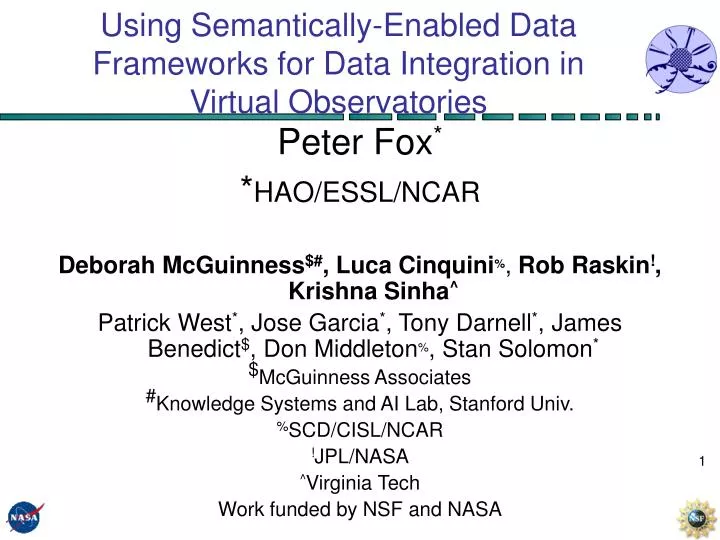using semantically enabled data frameworks for data integration in virtual observatories