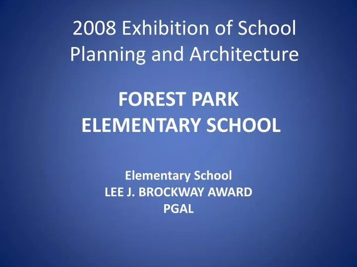 forest park elementary school