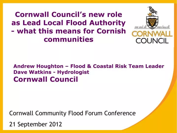 cornwall council s new role as lead local flood authority what this means for cornish communities