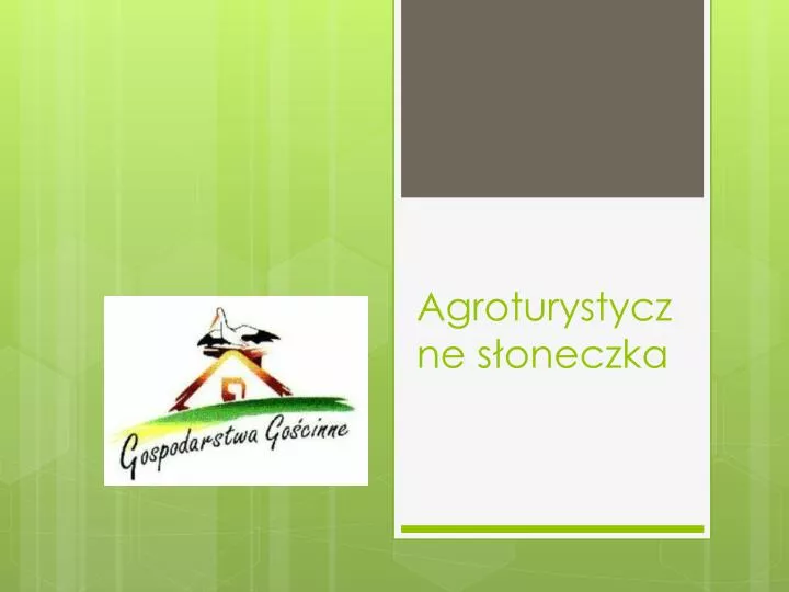 agroturystyczne s oneczka