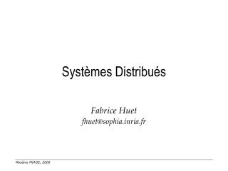 syst mes distribu s