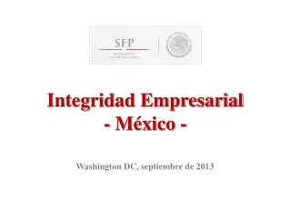 integridad empresarial m xico