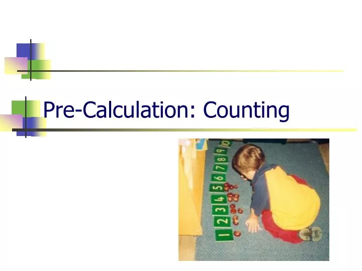 pre calculation counting