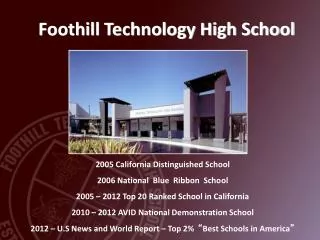 Foothill Technology High School