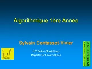 algorithmique 1 re ann e