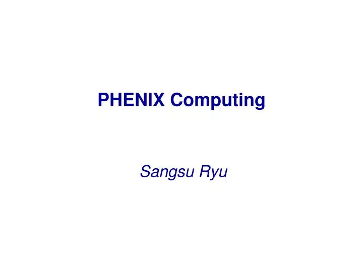 phenix computing