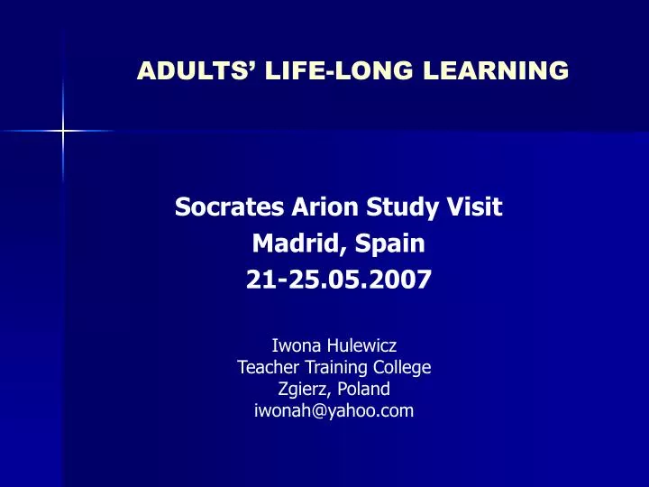 adults life long learning