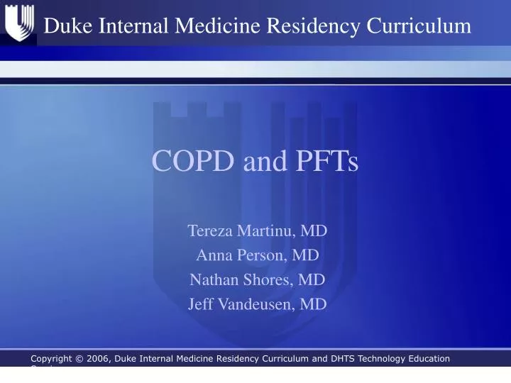 copd and pfts