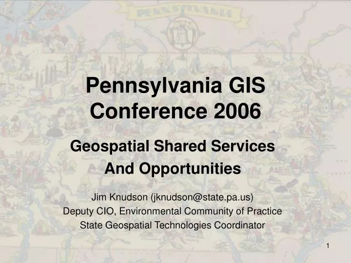 pennsylvania gis conference 2006