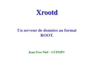 xrootd