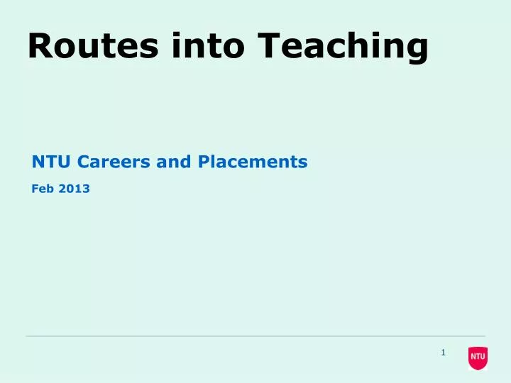 routes into teaching