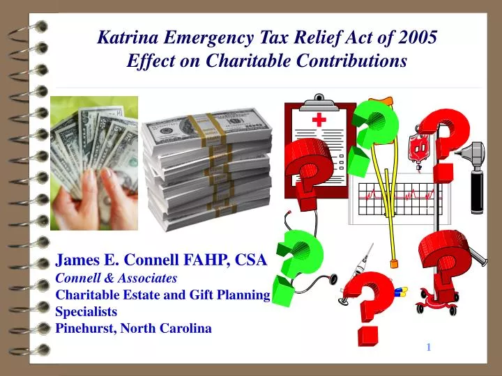 katrina emergency tax relief act of 2005 effect on charitable contributions