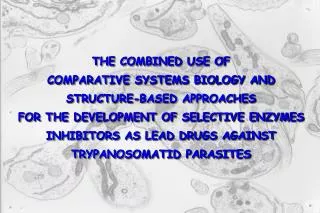 THE COMBINED USE OF COMPARATIVE SYSTEMS BIOLOGY AND STRUCTURE-BASED APPROACHES