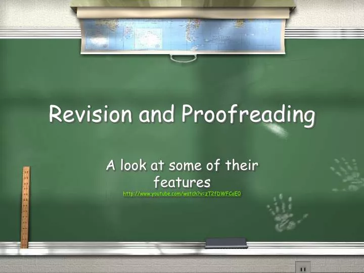 revision and proofreading