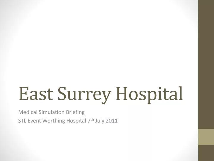 east surrey hospital