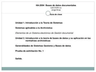 ha 2094 bases de datos documentales leccion 02 jorge arias gu a de clase