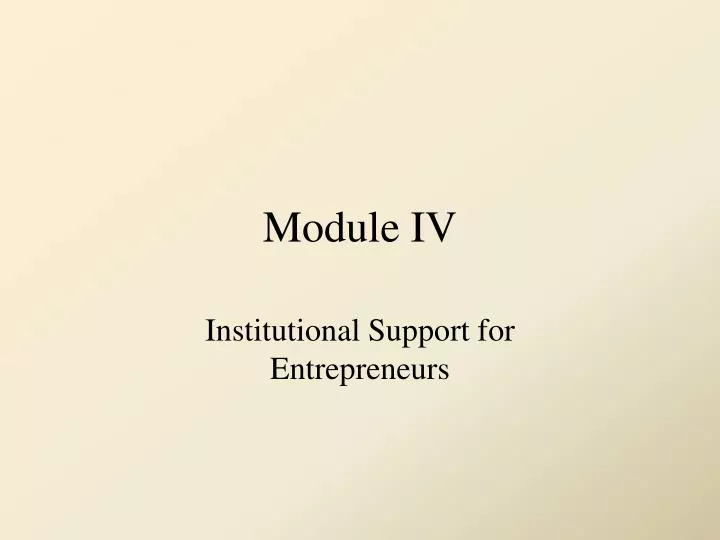 module iv