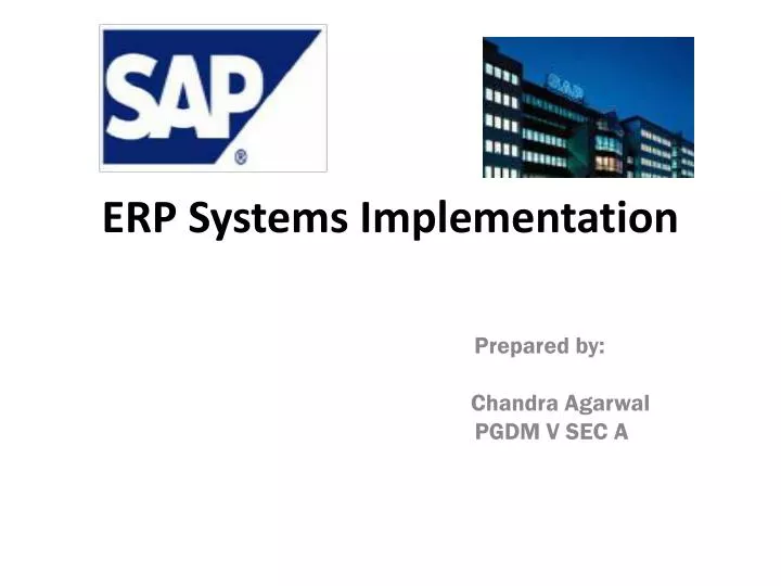erp systems implementation