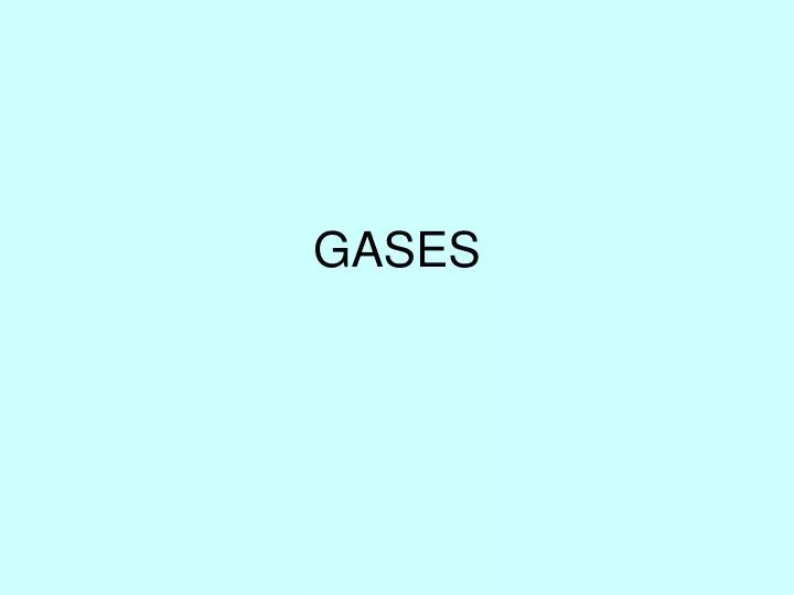 gases