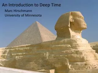 An Introduction to Deep Time