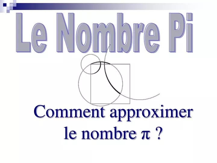 le nombre pi