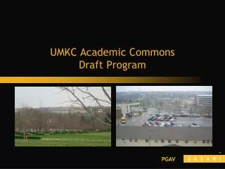 UMKC Academic Commons Draft Program