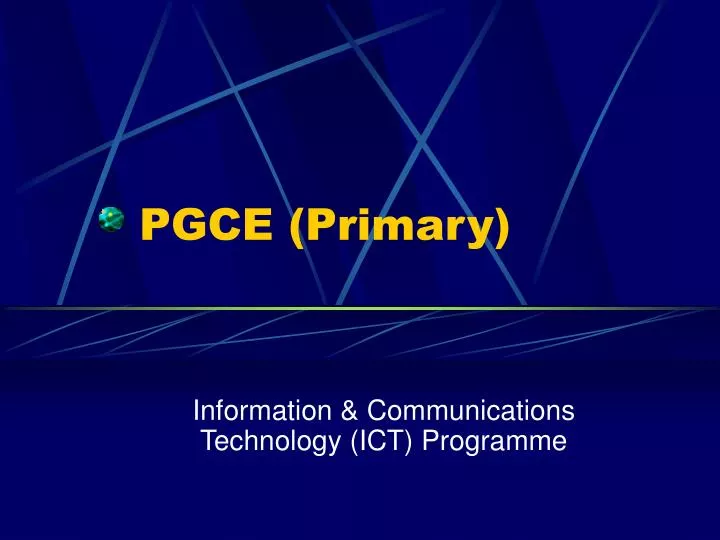 pgce primary