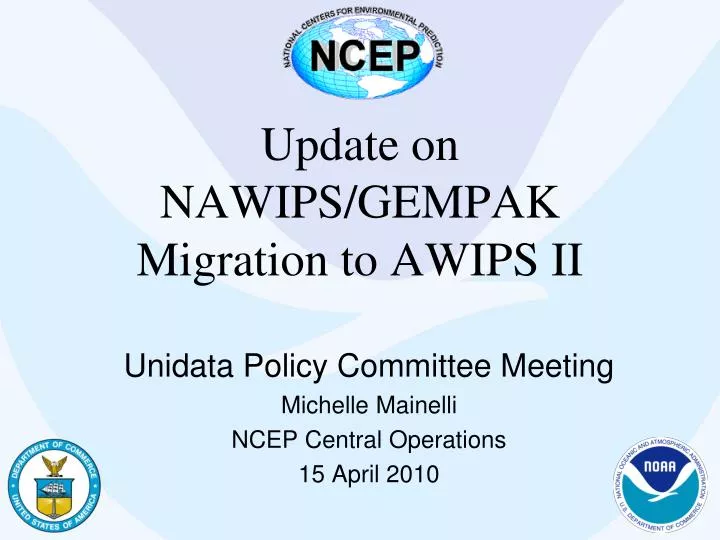 update on nawips gempak migration to awips ii