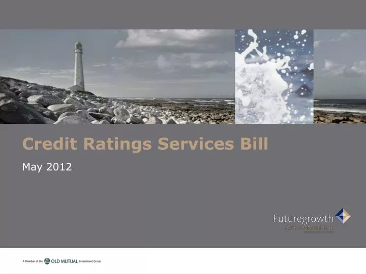 credit ratings services bill