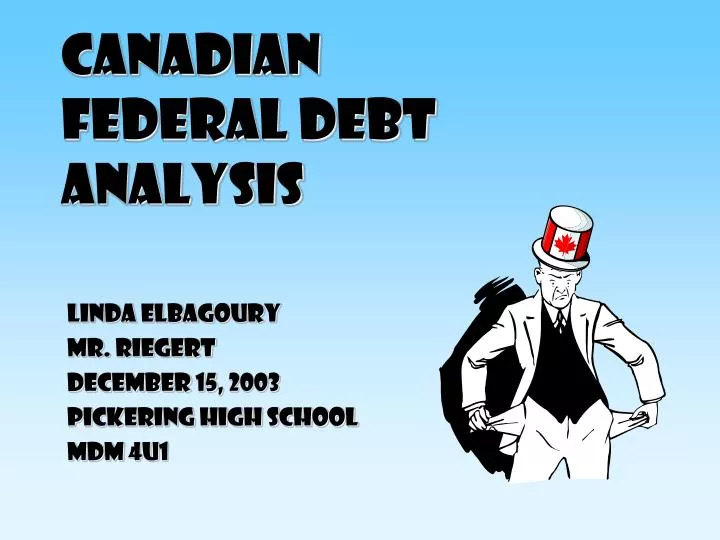canadian federal debt analysis