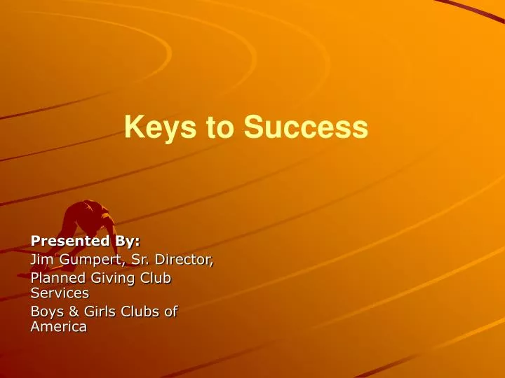 Ppt Keys To Success Powerpoint Presentation Free Download Id4585762