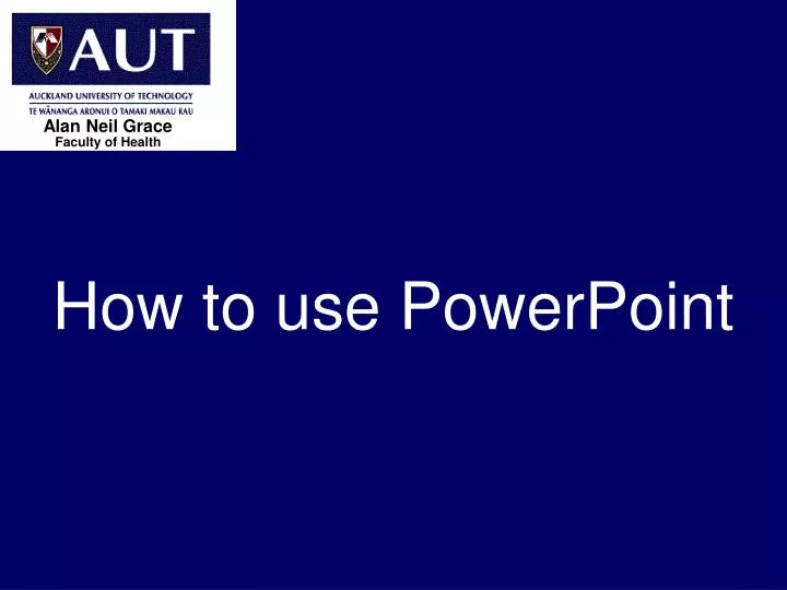 how to use powerpoint