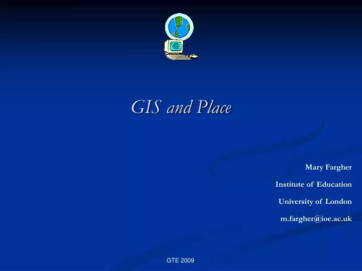 gis and place