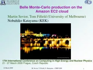 Belle Monte-Carlo production on the Amazon EC2 cloud